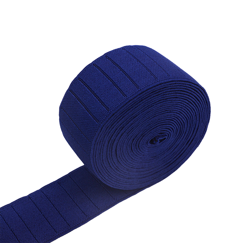 Elástico Jacquard Azul Marinho 5cm